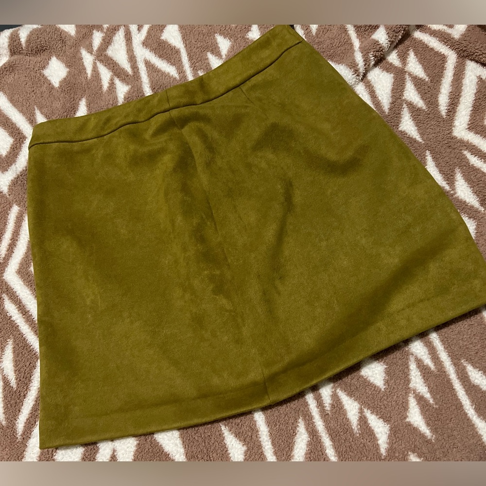 Mustard Mini Skirt